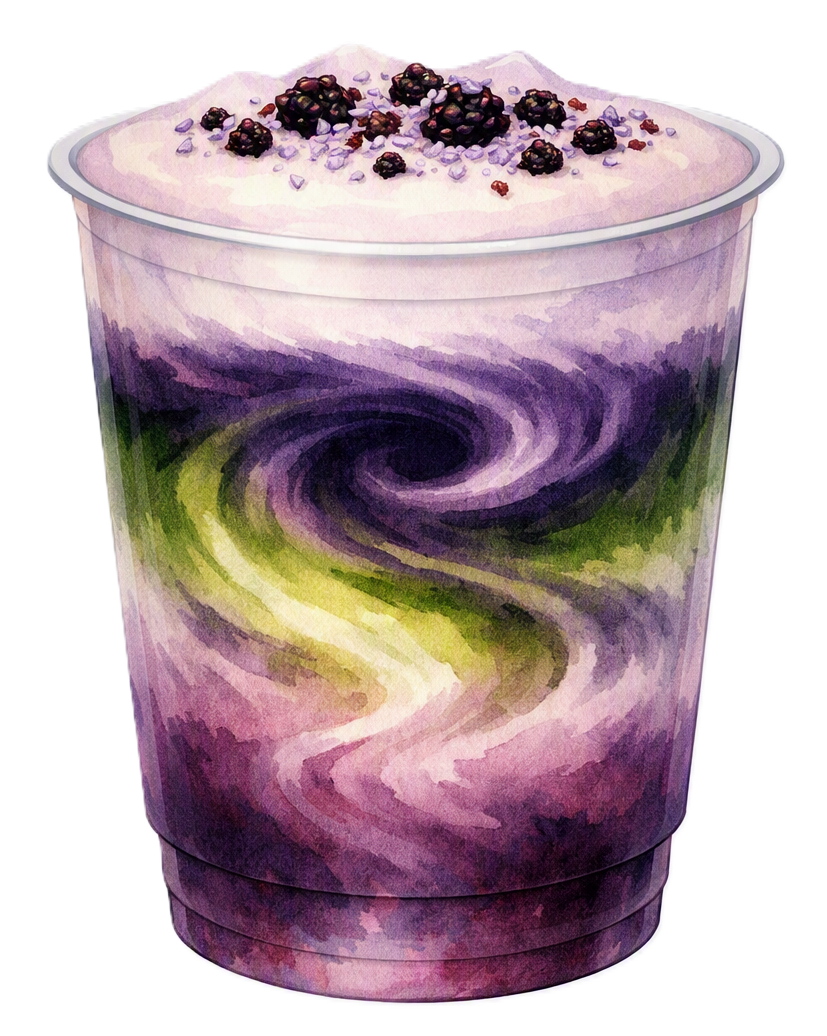 Amethyst Veil Watercolor